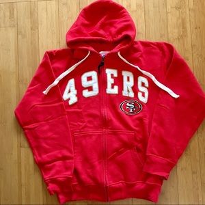 NFL San Francisco 49ers Zip Up Hooded Sweatshirt